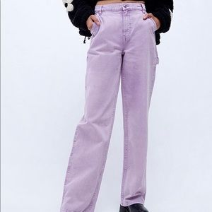 PacSun Lavender Baggy Carpenter Pants